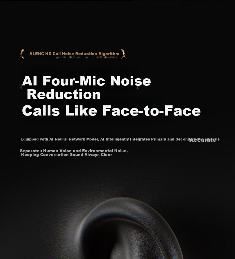 Joyroom OC3 Lipstick Bluetooth Earbuds Clip-On Bone Conduction Open-Ear Noise-Cancelling AI Office Translation Device Unisex Gift 30