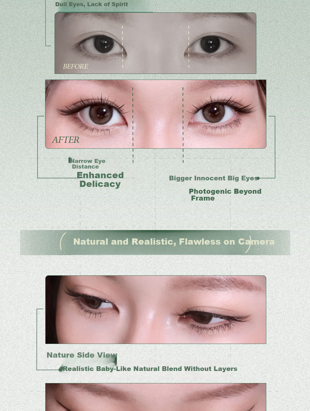 Mr. Wish False Eyelashes Modern Series Cat & Dog Self-Adhesive Natural Beginner Dense Trilogy Glue Version Cat Princess 15