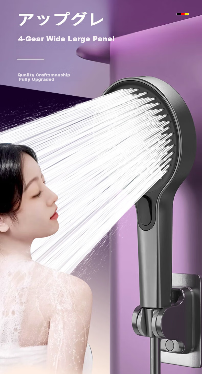 HOMK Germany High-Pressure Shower Head Handheld Bathroom Shower Sprayer Model 009 6