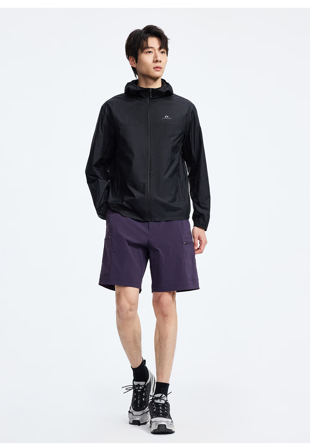 Toread Urban Outdoor UV Protection Hooded Jacket Men Summer New Lightweight Breathable Rainproof Sunscreen Coat 21