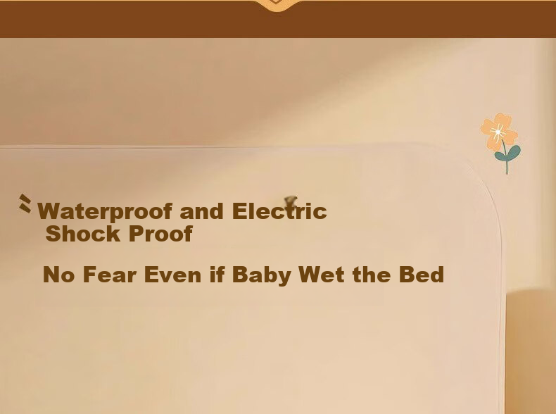 Zhunhang High-Temperature Power-Off Safety Electric Blanket 1.5x1.8m Dual Temperature Dual Control Zoned Electric Quilt for Two People 8