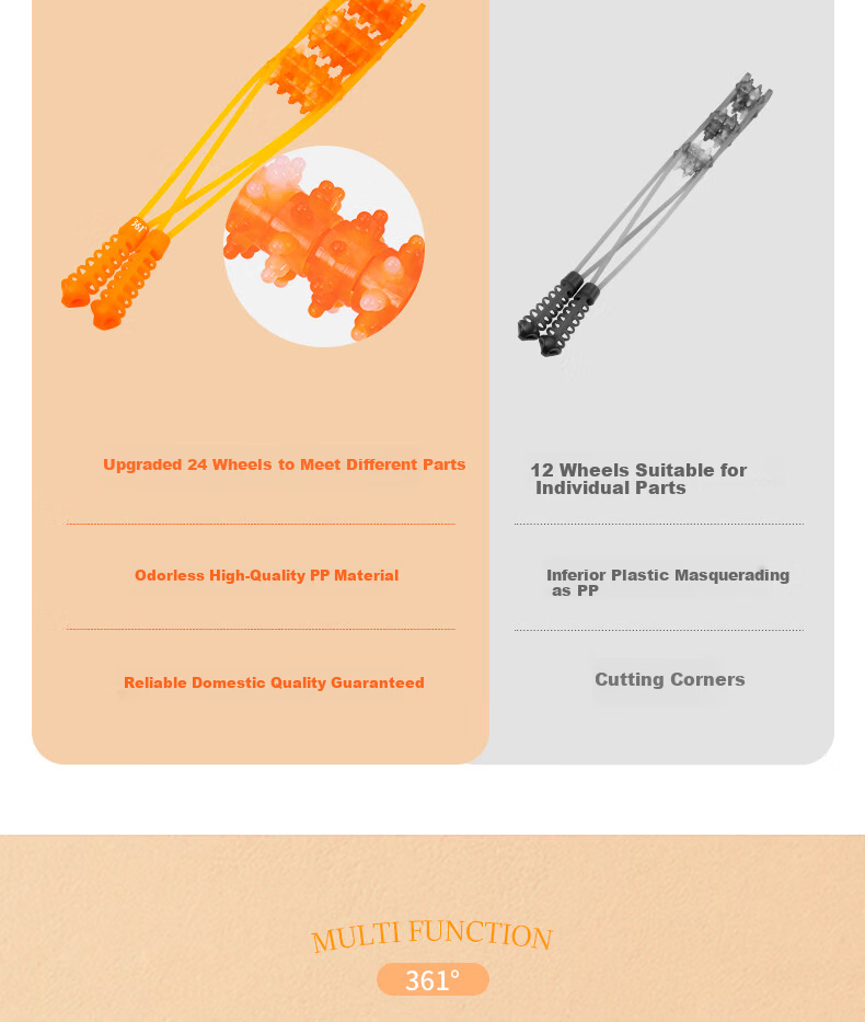 361° Back Strap Massager Shoulder Neck Spine Meridian Clearing Bead Roller Back Roller Self-Massage Device 1