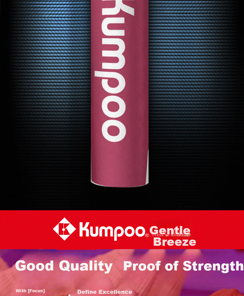 KUMPOO Feather Badminton Shuttlecocks Durable Stable Flight Tournament Grade Training Competition Goose Feathers 12-Pack K+90 Speed 77 2