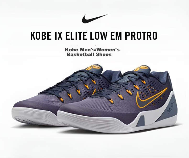 NIKE Men's Basketball Shoes Valentine's Day Gift KOBE 9 IH1401-401 Thunder Blue Size 42 1