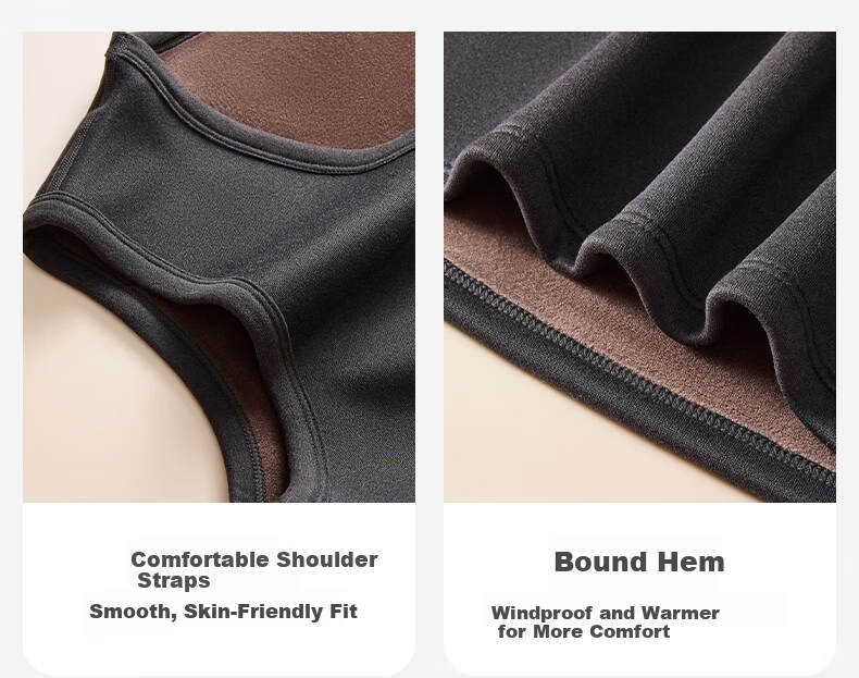MiiOW Men's Fleece-Lined Thickened Warm Vest Down Silk Heating Quick Warmth Spring Autumn Winter Base Layer Sleeveless Jacket 16
