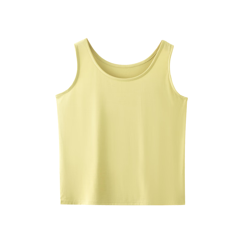 Mu Wei Women's Summer Thin Camisole Vest Loose Fit Slimming Solid Color Casual Versatile T-Shirt