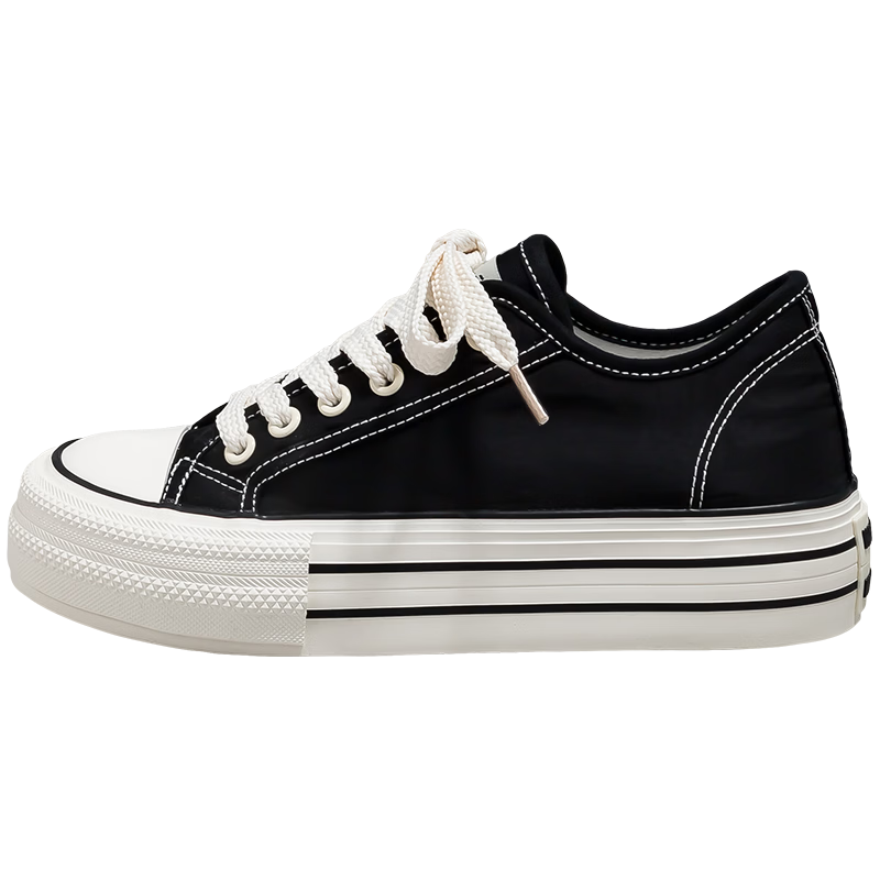 Warrior Official Canvas Shoes Women 2026 Summer Breathable Thick Sole Sneakers Classic Casual Low-top Cloth Shoes for Women