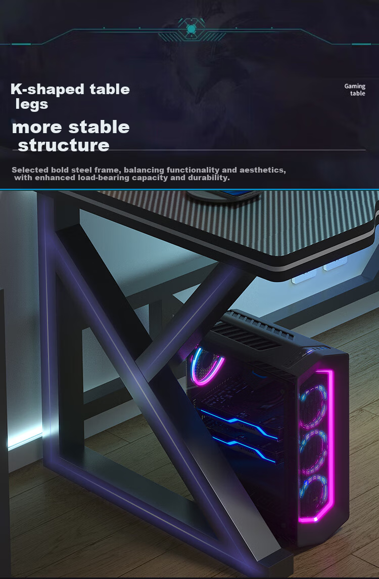 Jingkun Computer Desk, Gaming Table for Home Office, Study Desk, Workstation, Long Table 4