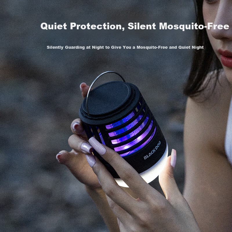 Black Dog Multifunctional Camping Lantern Outdoor Mosquito Repellent Lamp Outdoor Lighting Emergency Rechargeable Camping Light 5