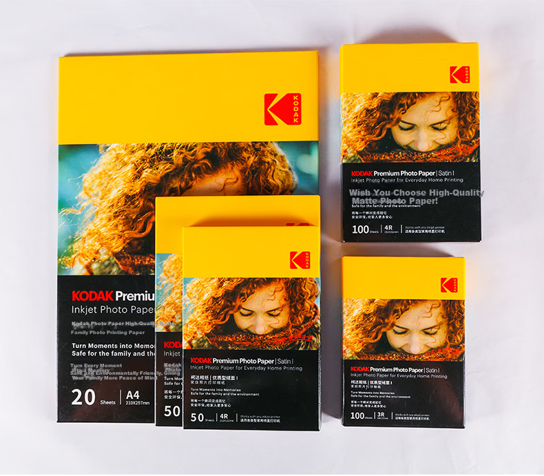 KODAK 4R/6-Inch 230g High Gloss Photo Printing Paper for Home Use, Inkjet Photo Paper, 100 Sheets, 9891-442 15