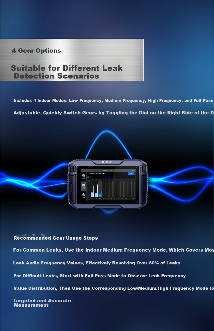 HIKMICRO Leak Detection AI High-Precision Water Leak Locator for Pipes and Underfloor Heating A5 8