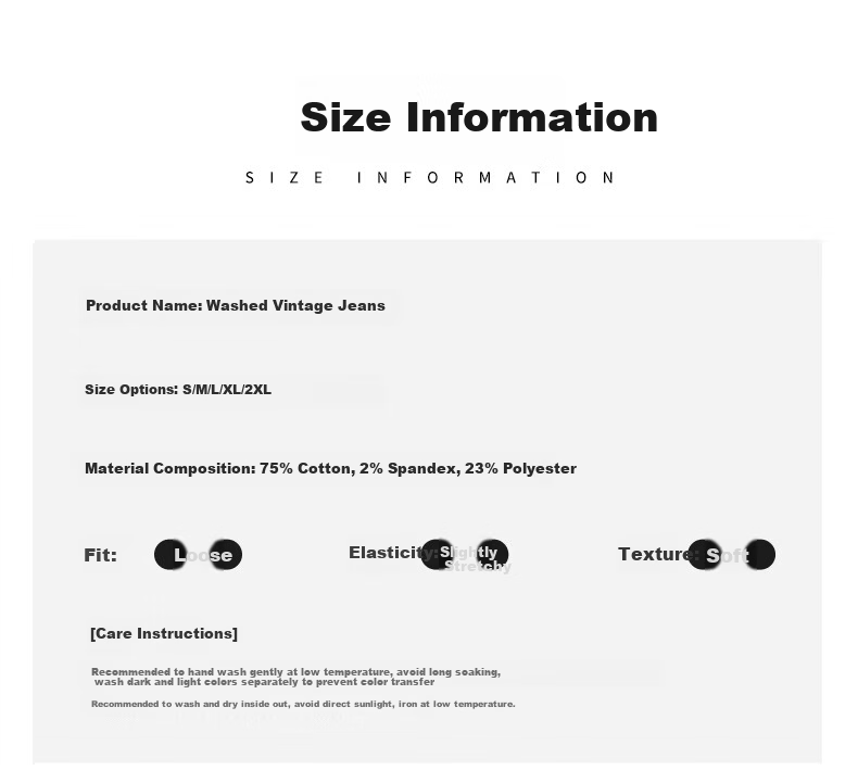 LangSha High Waist Harem Jeans for Women Spring Autumn Pear Shape Loose Slimming Cropped Vintage Carrot Dad Pants 3