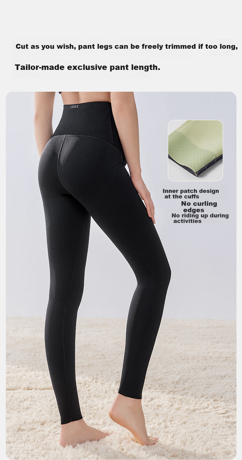 EMXEE New Camellia Oil Maternity Sharkskin Leggings Maternity Wear Four Seasons New Maternity Yoga Pants Slim Fit Black M 30