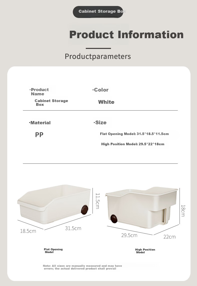 40,000 KM Cabinet Storage Box with Wheels, Multipurpose Desktop Kitchen Organizer, Pot Lid Storage Rack, Cabinet Storage Box, 2 Pieces 9