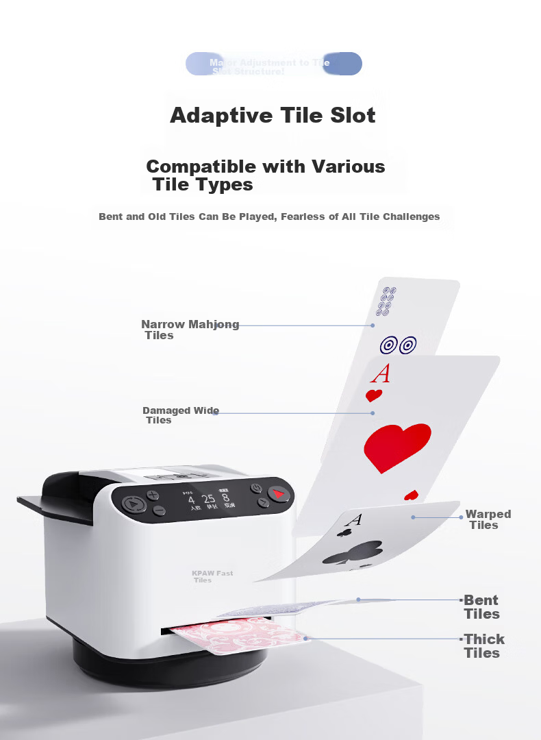 Quick Claw Dedicated Card Dealer Outdoor Camping Board Game Landlord Texas Poker Automatic Card Shuffler T1 9