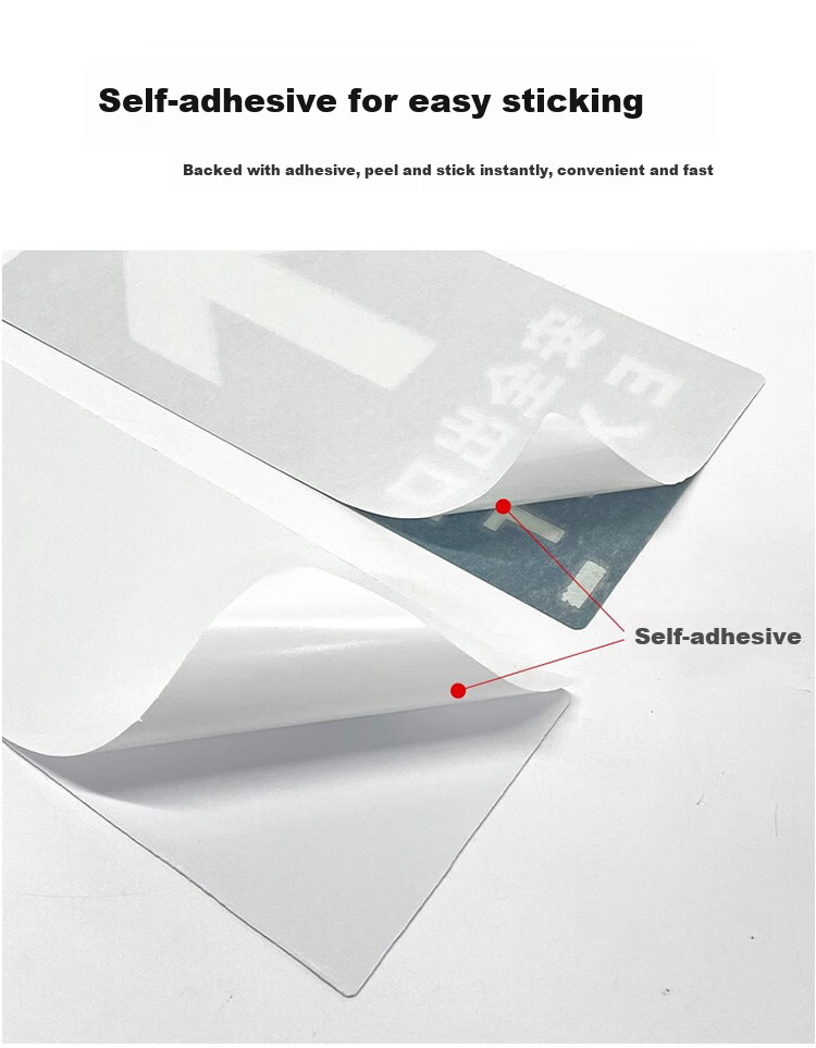 Aimo Hui Luminous Safety Exit Floor Sticker Warning Sign Fire Evacuation Indicator Safety 29x14.5cm 5-Pack 5