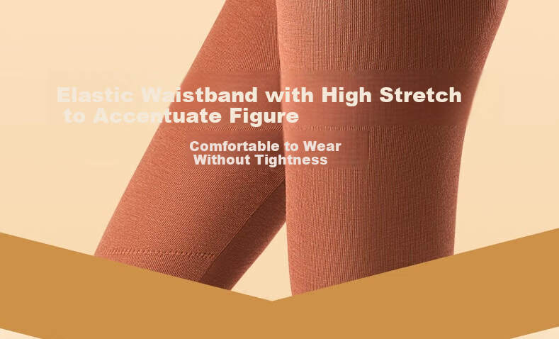 Urban Beauty Women's High-Waist Thermal Pants Velvet Fleece Leggings Wool Cashmere Thickened Autumn Winter Fashion 2025 New Style 3