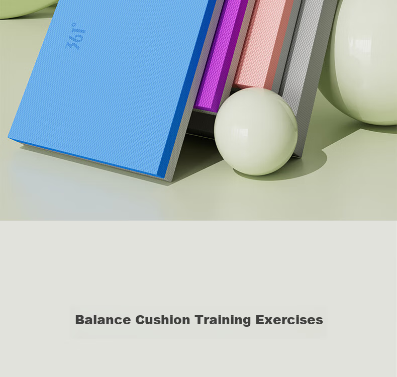 361° Core Training Balance Pad Yoga Fitness Mat Thickened Plank and Kneeling Mat for Ab Roller 2