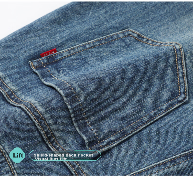 ESE-Y Women's 9/10 Straight-Leg Jeans 2026 Spring New Fashion Petite Slim Fit Denim Pants Dark Blue 29 13