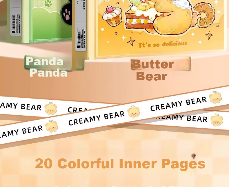 Shuxing A4 Growth File Record Book Loose-leaf DIY Manual Kindergarten Baby Transparent Photo Album Commemorative Certificate Collection Book Boys Girls Art Work Photo Storage Book 5