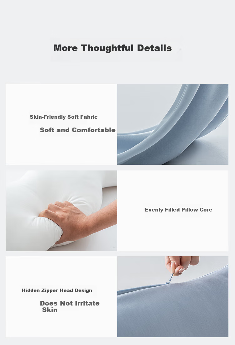 JD Jingzao Deep Sleep Human Body Pillow Full-Length Pregnancy Side Sleeping Leg Hugging Pillow Removable Washable 9