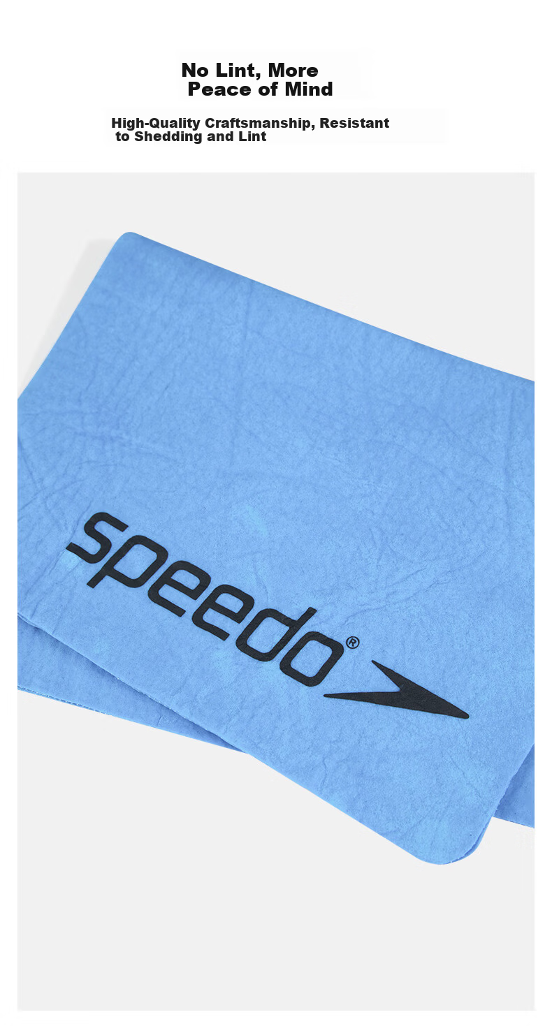 Speedo Quick-Dry Swim Towel Absorbent Swimming Diving Fitness Sports Portable Bath Beach Spa Resort Towel Blue 3
