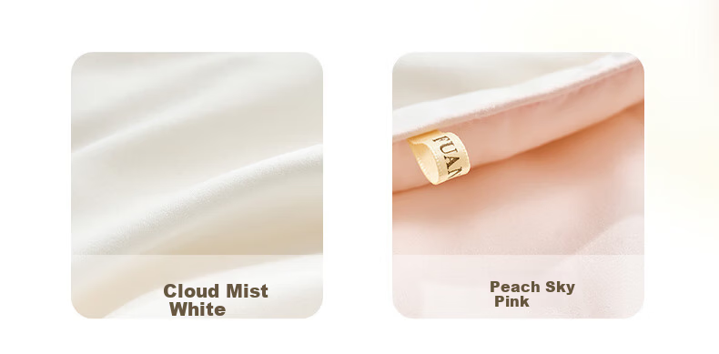 FUANNA Quilt A-Class 60% Soy Fiber Antibacterial Quilt Double Extra Large Winter Quilt Core Bedding 230*229cm Pink 7