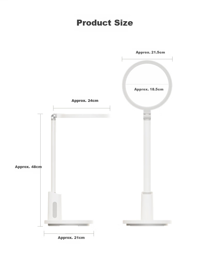 Haoshili AAAA-Grade Eye Protection Lamp, Full Spectrum, for Children And Students, Bedroom Reading And Writing Desk Lamp, H9 20