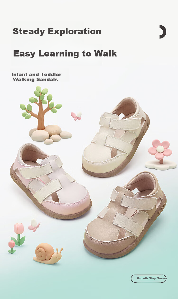 Balabala [balaOne] Kids Toddler Shoes Boys Girls Sandals 2026 Summer New Comfortable Fashion 2