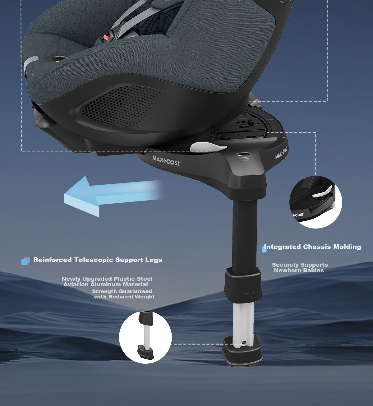 Maxicosi Mica360pro Child Safety Car Seat [ADAC Champion], for Ages 0-4, Infant Car Seat 11
