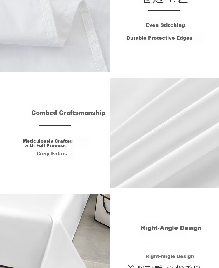 Ranpai Pure Cotton White Hotel Bed Sheet Single Piece, Class A 100-Count Long-Staple Cotton Bed Cover, 1.2-Meter Single Bed 180x230cm 12