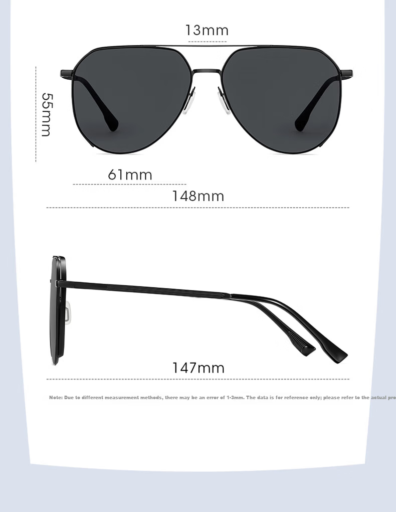 HLA Polarized Sunglasses Ultra-Light β-Titanium Temple Driving Sunglasses Men UV Protection Outdoor Fishing Glasses 10