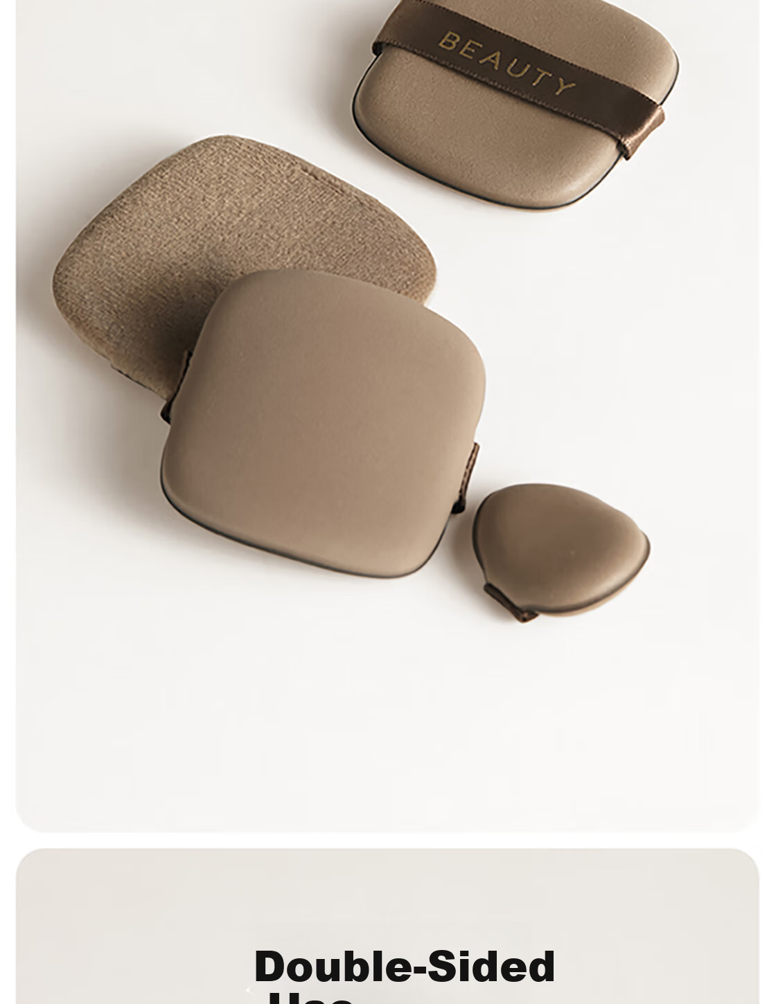 MINISO Dual-Use Chocolate Biscuit Multifunctional Powder Puff Set (6 Pieces + Storage Box) 14