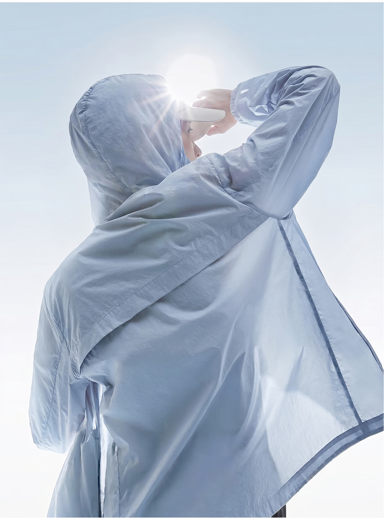 SCALER [Xiaoliangpeng] Unisex Outdoor Sun Protection Jacket UPF50+ Stretch Durable Lightweight Breathable Hooded Sun Jacket 22