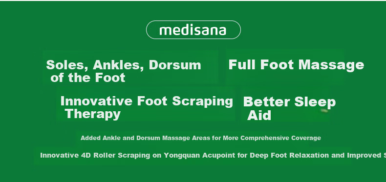 MEDISANA German Foot Massage Device Foot Sole Meridian Acupoint Massager Fully Automatic Foot Kneading and Pressing Warmer Foot Leg Hip Waist Massager Birthday Gift for Women 6