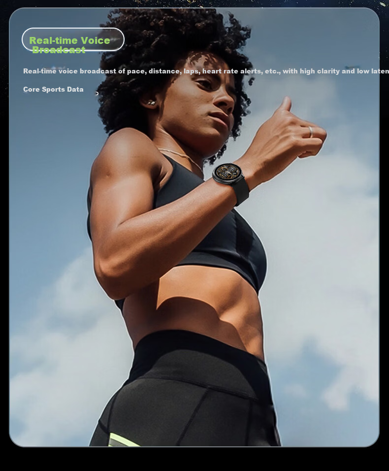 EZON Smartwatch GT8 Gray - Beidou GPS Outdoor Running, Video, Music, Payment, Heart Rate Monitor, Gift Bulk Purchase 8