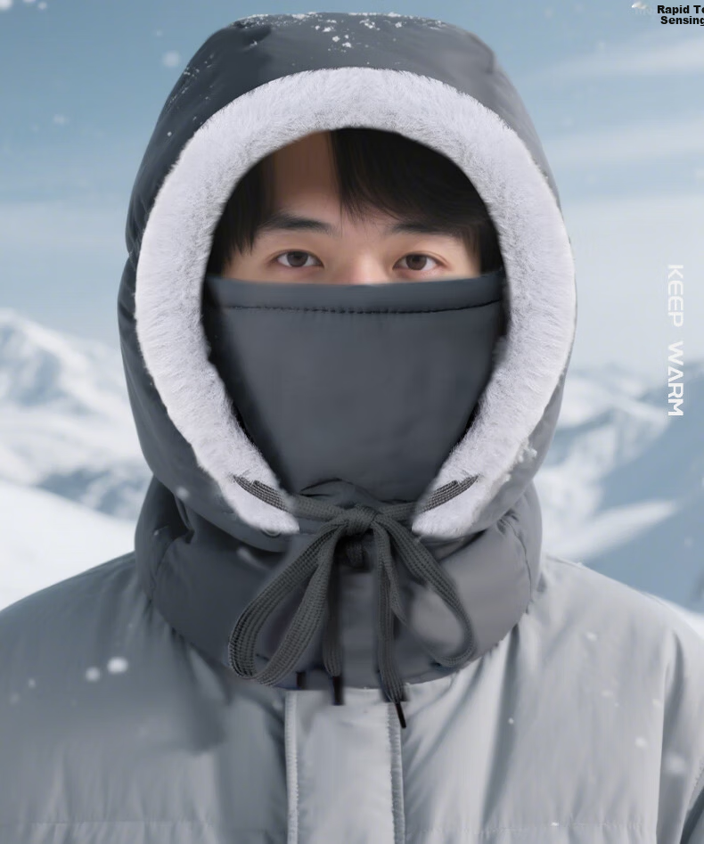 361° Cycling Face Mask Neck Warmer Fleece Hat Winter Outdoor Skiing Motorcycle Electric Bike Men 6