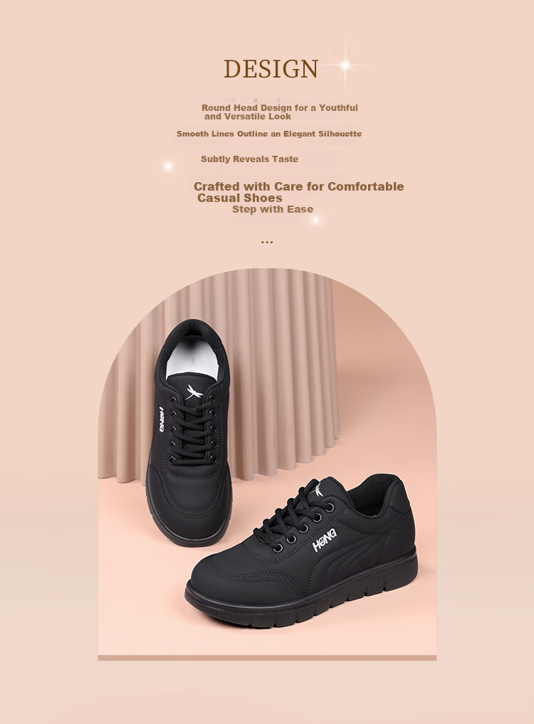 Red Dragonfly Women's Casual Autumn Flat Breathable Outdoor Sports Shoes WTB353341 Black Size 39 1