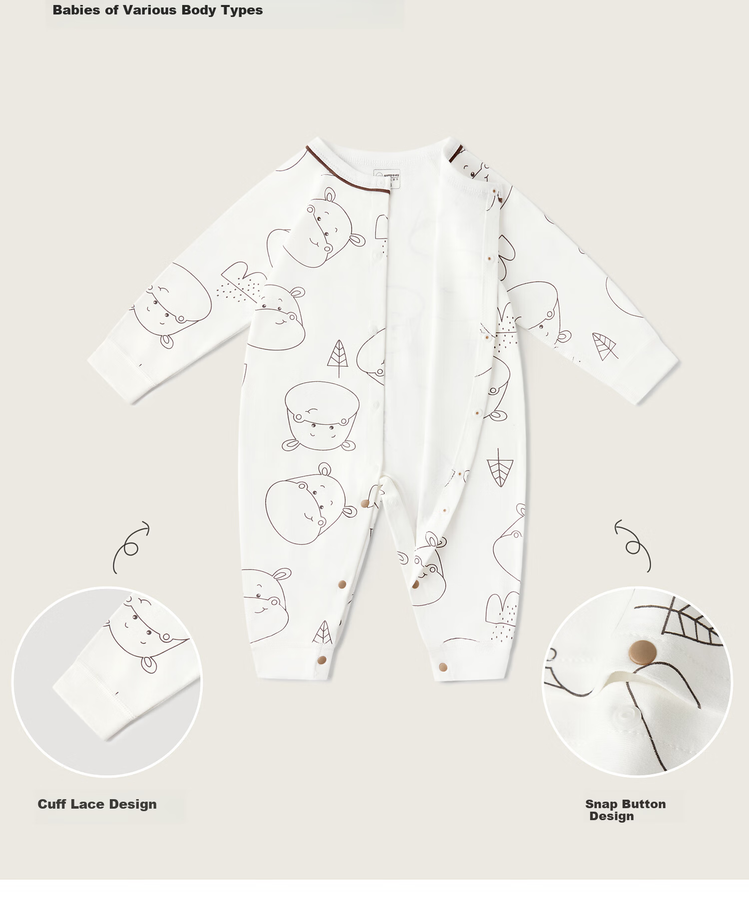 Baby Infant Cotton Romper Spring Autumn Newborn Long Sleeve Bodysuit Four Seasons 10