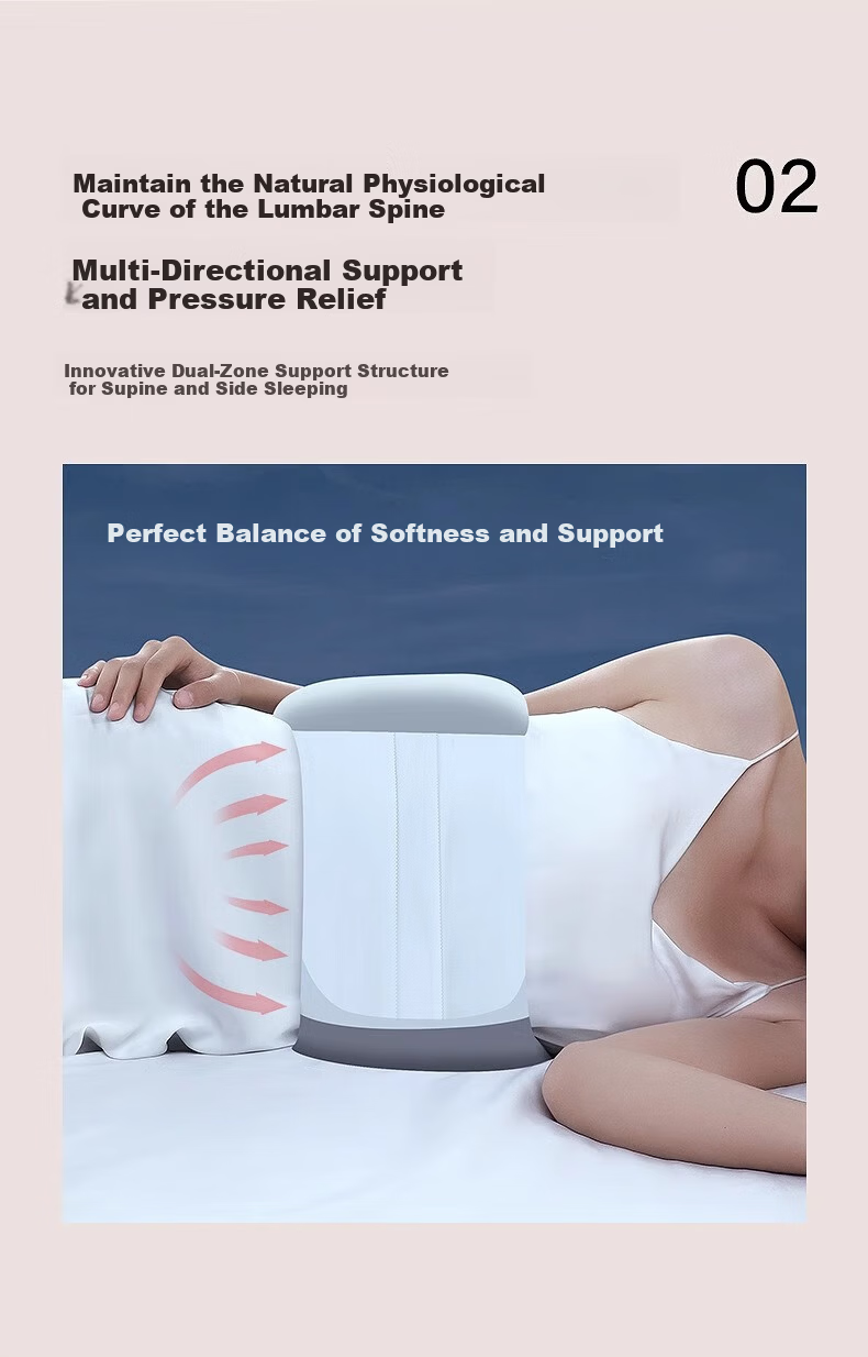 UELISCH Sleep Support Waist Belt Lumbar Disc Herniation Relief Waist Muscle Strain Brace Sleep Lumbar Pillow Waist Cushion Lumbar Support 4