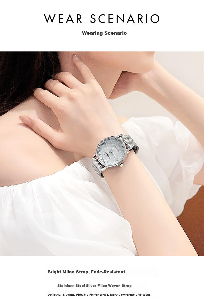 Hello Kitty Sanrio Women's Luxury Fashion Mechanical Style Quartz Watch Birthday Valentine's Day Gift for Girlfriend 256 8
