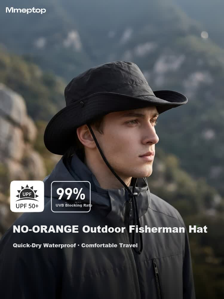 MMOPTOP Men's Summer Sun Protection UV Shield Outdoor Mountaineering Fishing Sun Bucket Hat for Women 2