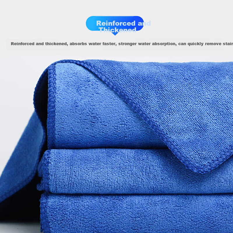Guangduola Kitchen Cleaning Cloth Oil-Resistant Lint-Free Watermark-Free Dishwashing Coral Fleece Towel
