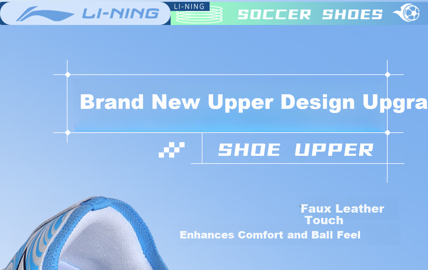 Li-Ning Men's Football Shoes TF Turf Studs Adult Youth Student Professional Training Competition Sports Non-Slip Breathable Cleats Size 42 7