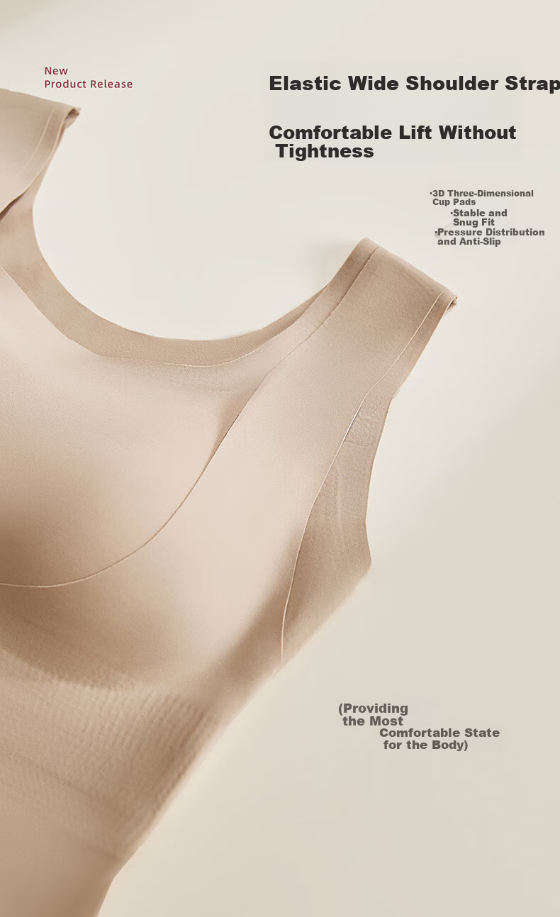 Modal Foundation Invisible Seamless Skin Tone Thermal Vest with Chest Pad for Women, Antibacterial Heating Innerwear, Outerwear Base Top 8