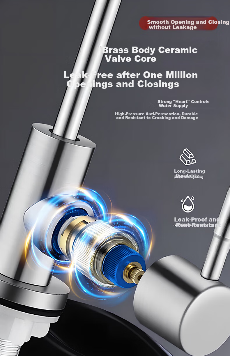OLEWA Germany Water Purifier Faucet 304 Stainless Steel Single Outlet Water Purifier 1/4" 3/8" Household Direct Drinking Z501 13