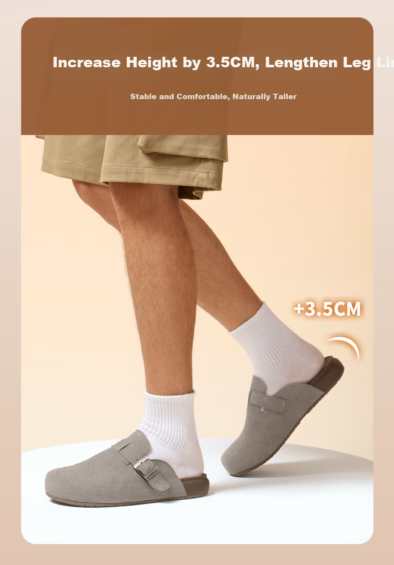 CAMEL Men's Comfortable Suede Lightweight Slip-On Casual Shoes L16S700001 Brown Size 41 10