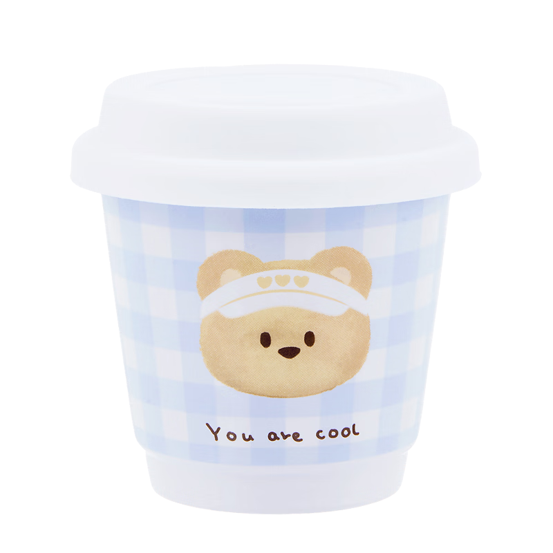 MINISO Cream Series Coffee Mug High-Quality Home Office Kids Water Cup 240mL - Hat Design