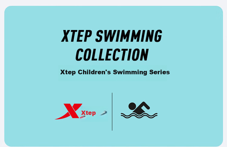 Xtep Kids Girls One-Piece Square-Leg Cute Student Sports Professional Swimwear Princess Sun-Protective Swimsuit for Older Children 16