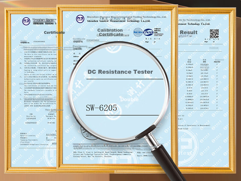 Suwei Milliohm Meter DC Low Resistance Tester Micro Ohmmeter Ohmmeter Micro Ohm Meter Milliohm Resistance Tester SW6205 2